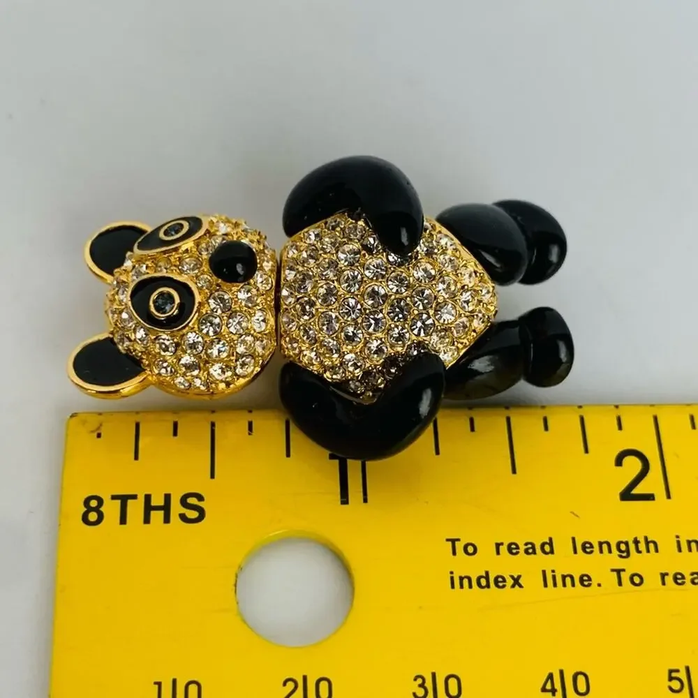Vintage Joan Rivers Panda Brooch